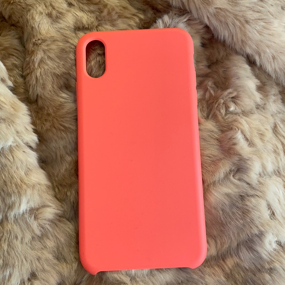 iPhone XS Max coral case